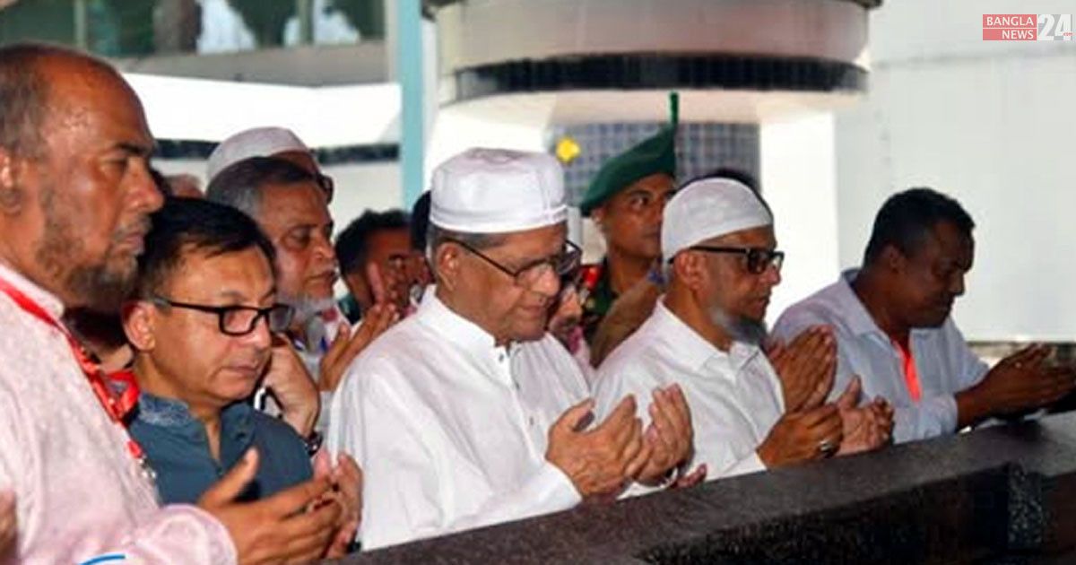 শাহজালাল (রহ.)-এর মাজার জিয়ারত করলেন রাষ্ট্রপতি মির্জা ফখরুল