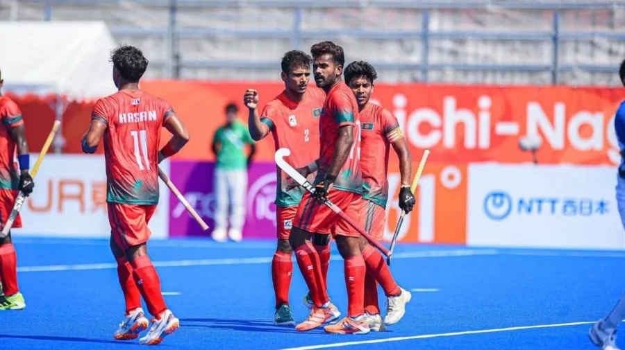 এশিয়ান গেমসে শ্রীলঙ্কাকে ৫-১ গোলে হারিয়ে বাংলাদেশের প্রথম জয়