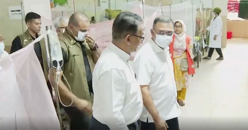 রাজধানীর আগারগাঁওয়ে বাংলাদেশ শিশু হাসপাতাল ও ইনস্টিটিউট আকস্মিক পরিদর্শন করেন প্রধানমন্ত্রী তারেক রহমান। ছবি: ভিডিও থেকে নেওয়া।
